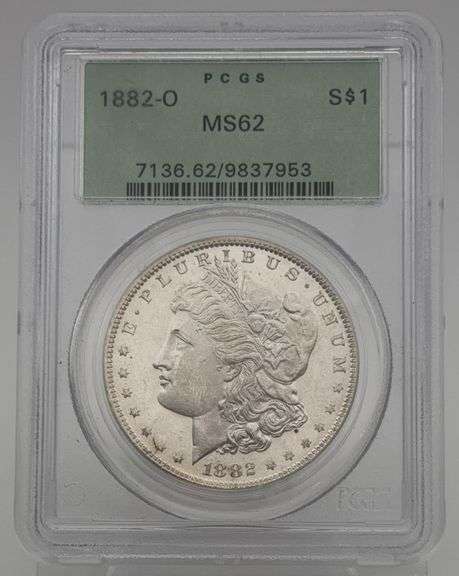 1882-O Morgan Silver Dollar PCGS MS62 image