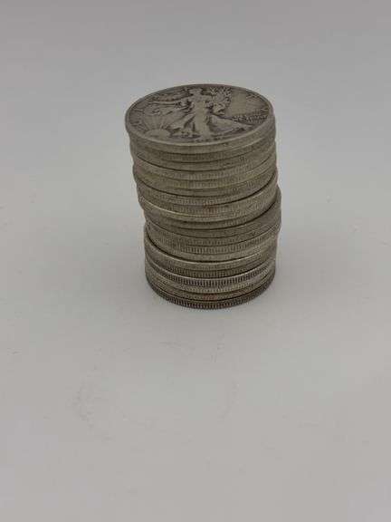 Roll of Walking Liberty Half Dollars (20 Coins) image