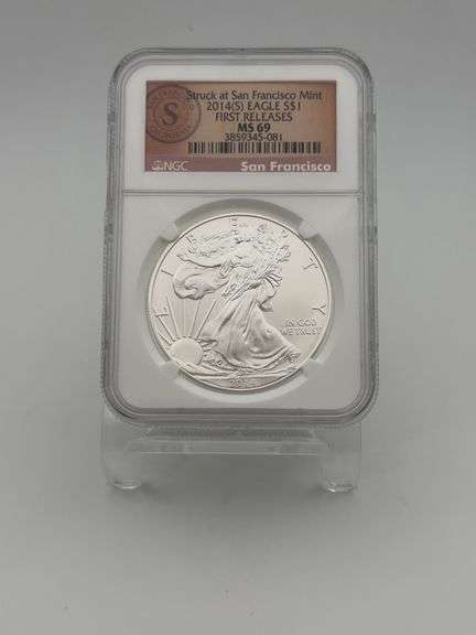 2014(S) Silver Eagle $1 MS 69 NGC San Francisco image