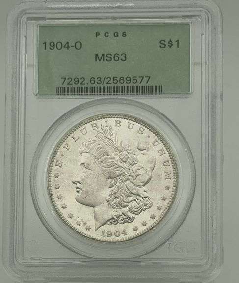1904-O Morgan Silver Dollar, PCGS MS63 image