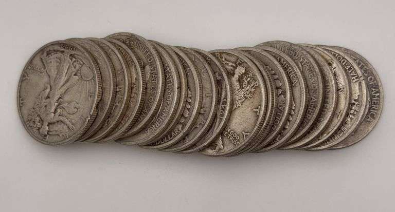 Roll of Walking Liberty Half Dollars (20 Coins) image
