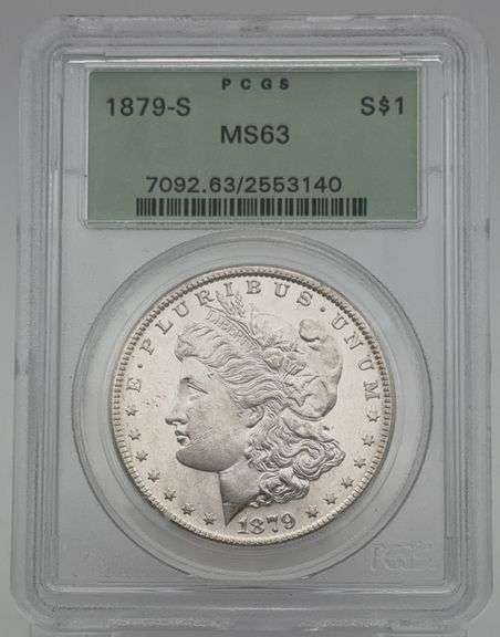 1879-S Morgan Silver Dollar PCGS MS63 image