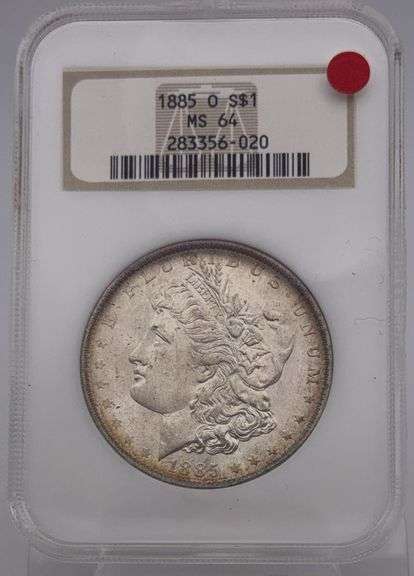 1885-O Morgan Silver Dollar - NGC MS64 TONED image