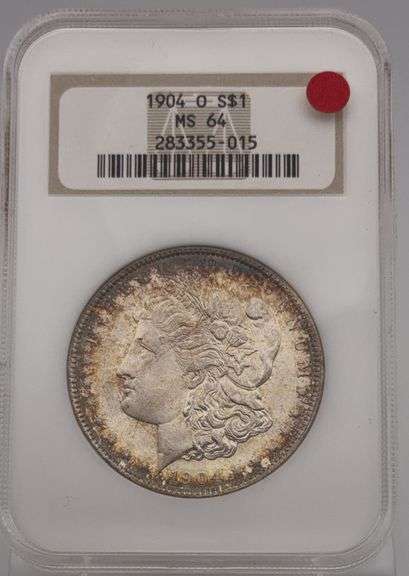 1904-O Morgan Silver Dollar, NGC Graded MS-64 image
