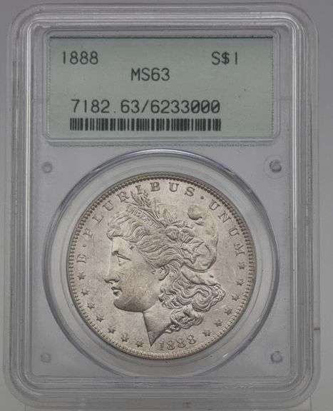 1888 Morgan Silver Dollar NGC MS63 image