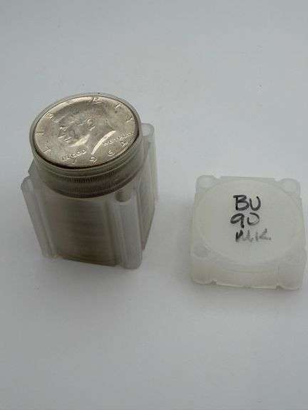 Roll of 1964 Kennedy Half Dollars BU (20 Coins) image