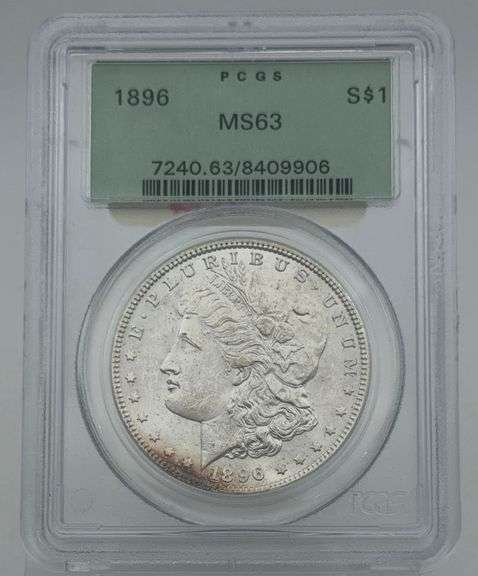 1896 Morgan Silver Dollar - PCGS MS63 image