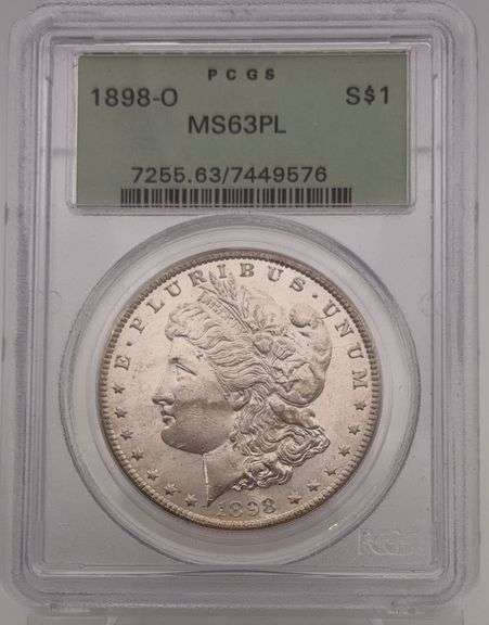 1898-O Morgan Silver Dollar PCGS MS63PL (PROOF LIKE) image