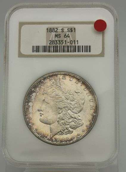 1882-S Morgan Silver Dollar NGC MS64 image