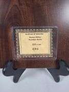 Autographed Plaque of  Michael Jordan & Scottie Pippen w/COCA