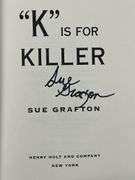 Autographed, First Edition Book “K is for Killer” By Sue Grafton