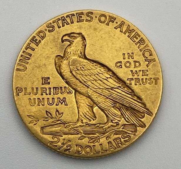 1911 Indian Head $2.5 Gold Coin