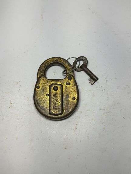 Eagle Lock Co. Terryville, Conn. Padlock with Key image