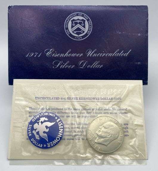 1971-S Uncirculated Eisenhower Silver Dollar