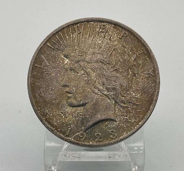 1923 US Peace Dollar image