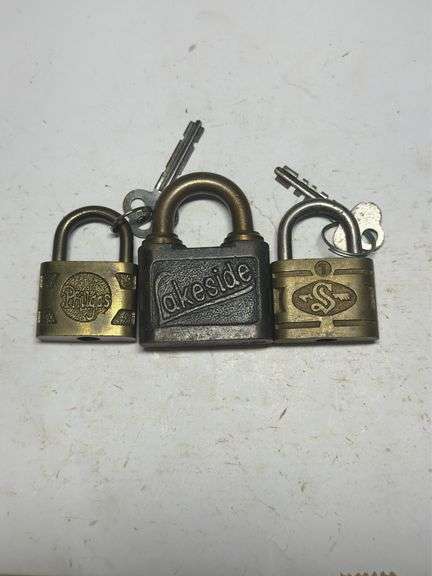 Lot of Three Padlocks: Philgas, Lakeside, and RFD image