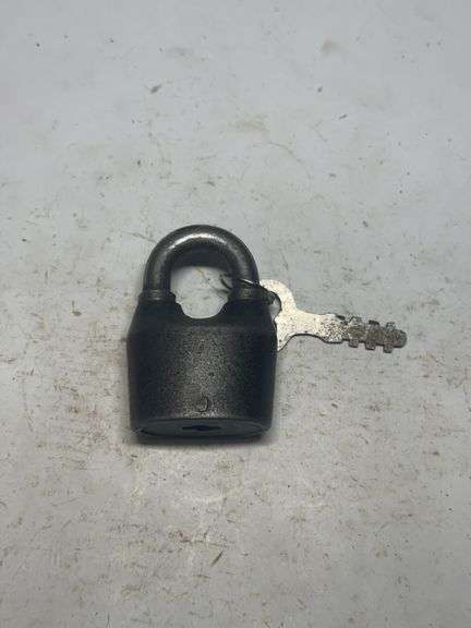 Vintage Scandinavian Padlock with Key image