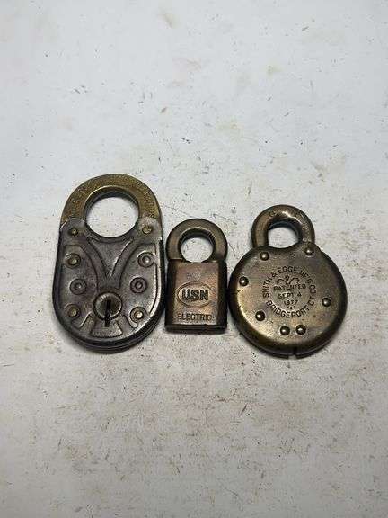 Lot of Three Assorted Padlocks image