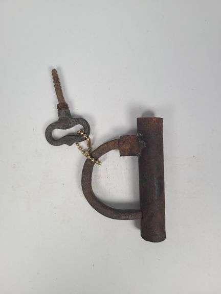 Vintage Iron Lock with Key image