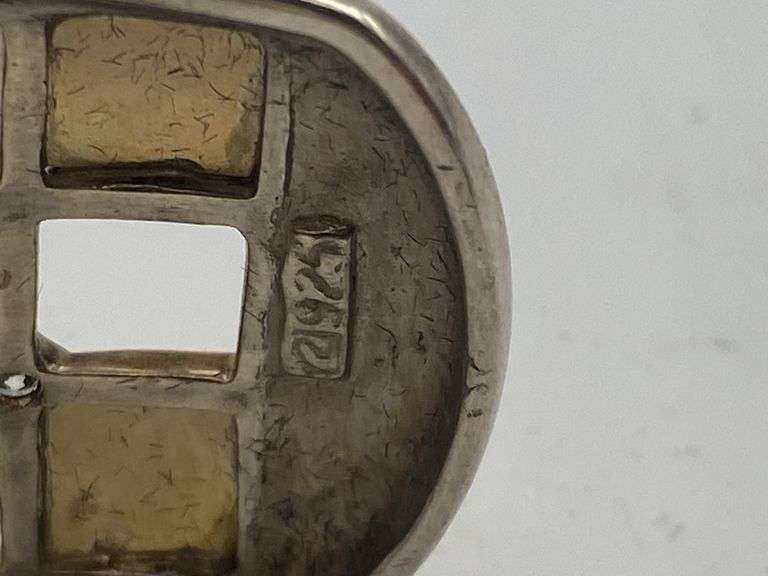 18K Gold & Sterling Silver Cuff Bracelet w/ Diamonds