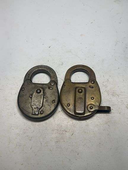Two Old Padlocks - Federal C&C Depot Lock image