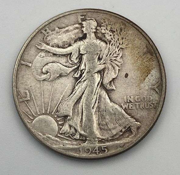 1945 Walking Liberty Half Dollar image