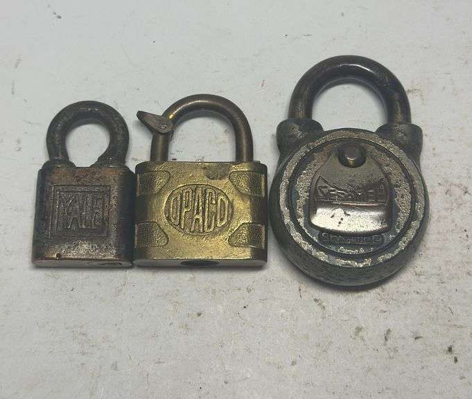 Collection of Padlocks - Yale, Opaco, and Security image