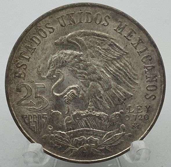 1968 Juegos de la XIX Olympiada Mexico 25 Pesos Coin
