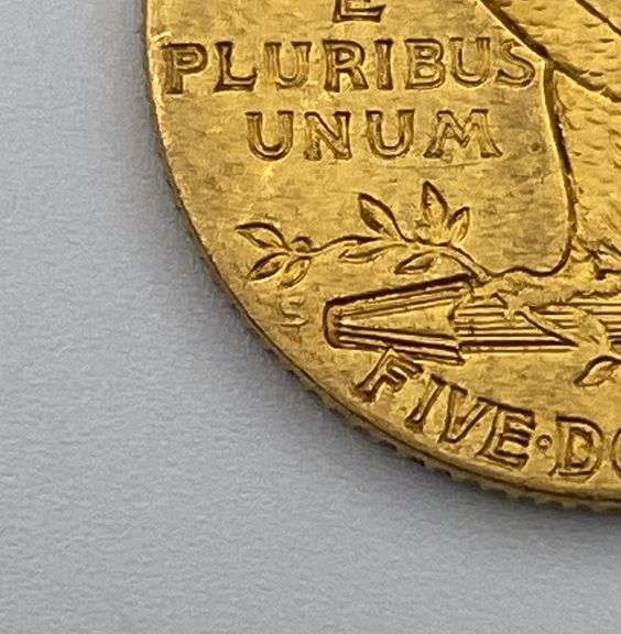 1909-S Indian Head $5 Gold Coin
