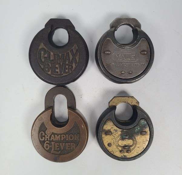 Group of Four Collectible Padlocks image
