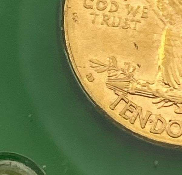 1910-D Indian Head $10 Gold Coin