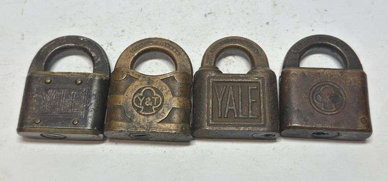 Collection of Four Yale Padlocks image