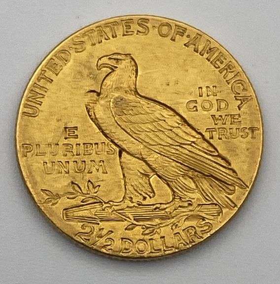 1910 Indian Head $2.5 Gold Coin