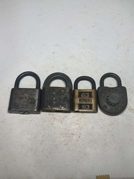 Group of Four Assorted Padlocks image