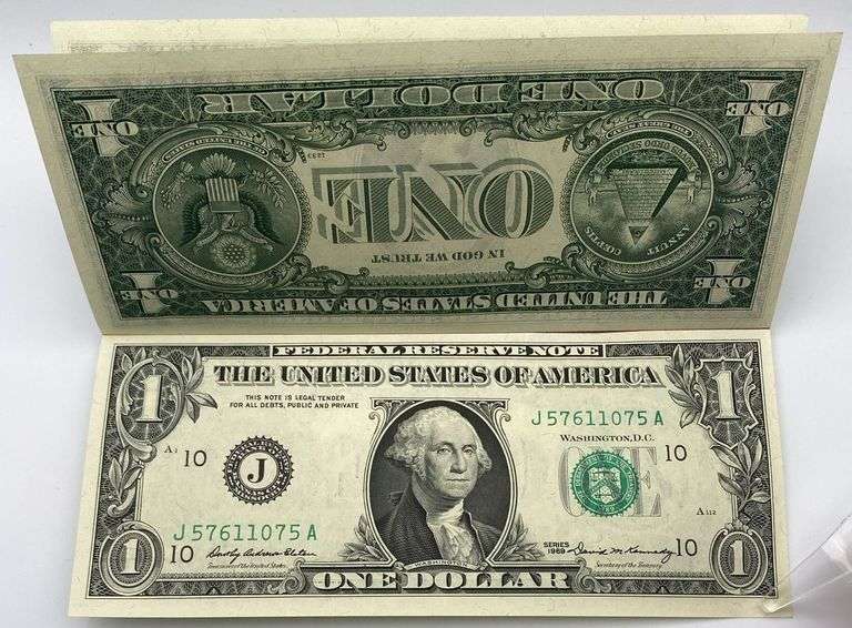 25 Sequential $1 Bills as a Notepad