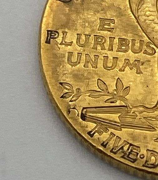 1914-D $5 Gold Indian