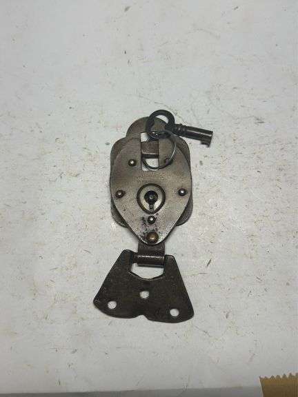 Patented Sept 1870 Lock with Key image