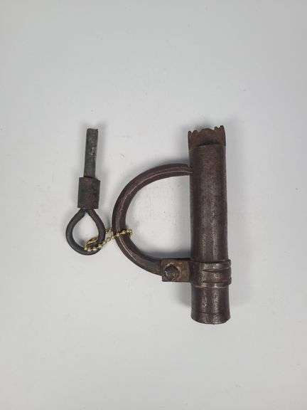 Vintage Iron Lock with Key image