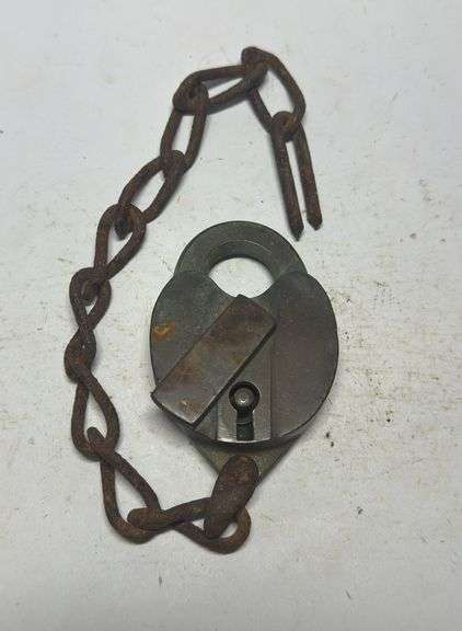 Old Padlock with Chain image
