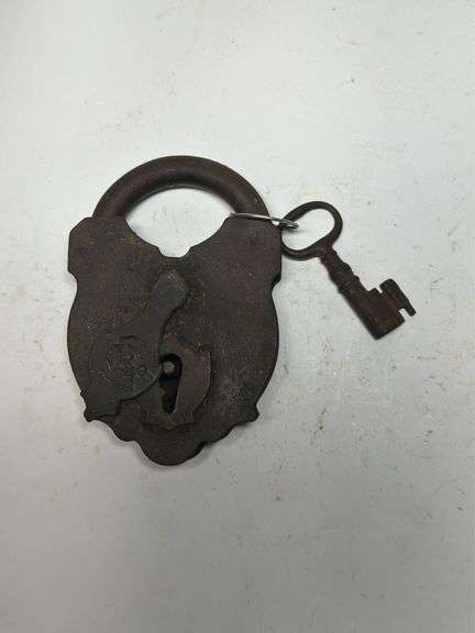 Old Padlock with Key image