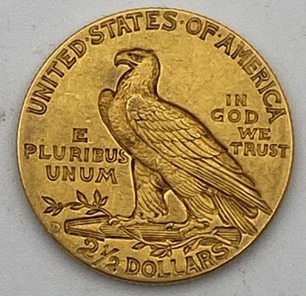 1914-D Indian Head $2.5 Gold Coin