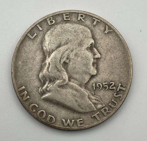 Lot of 5 Franklin Half Dollars