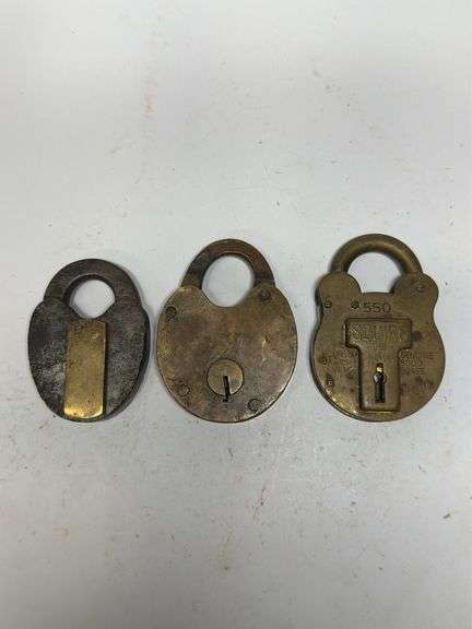 Collection of Three Padlocks Including Squire 550 image