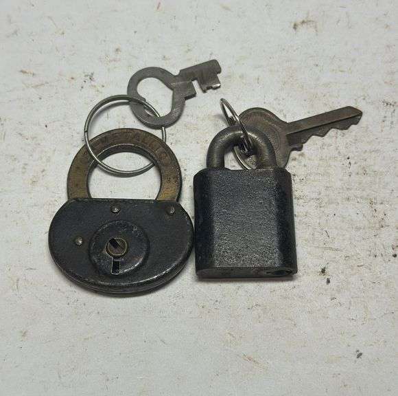 Pair of Corbin Cabinet Locks with Keys image