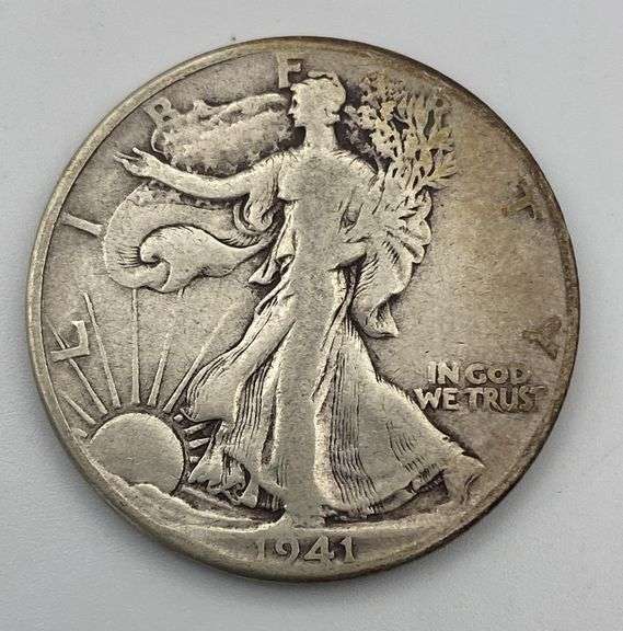 1941 Walking Liberty Half Dollar image