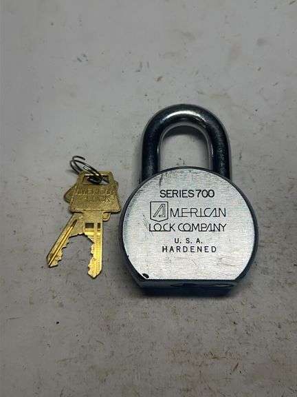 American Lock Company Series 700 Hardened Steel Padlock with 2 Keys image