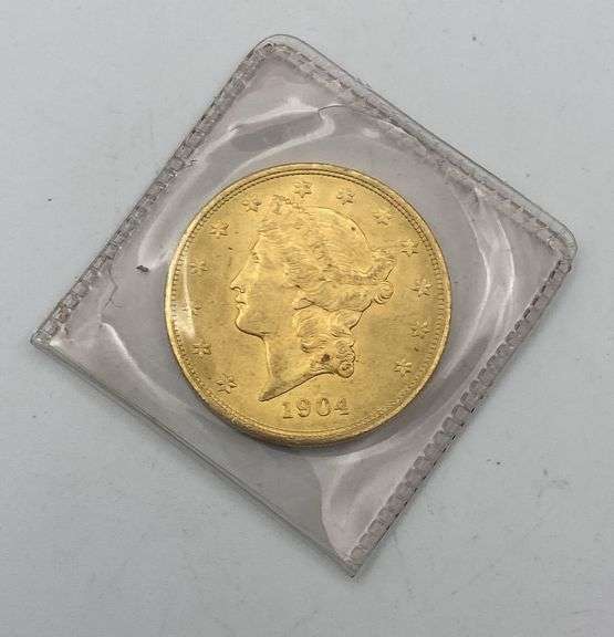 1904 Liberty Head $20 Gold Coin