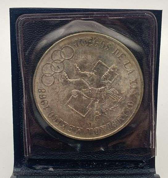 1968 Juegos de la XIX Olympiada Mexico 25 Pesos Coin