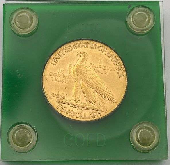 1910-D Indian Head $10 Gold Coin