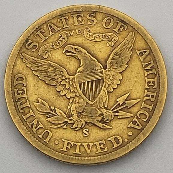1903-S Liberty Head $5 Gold Coin